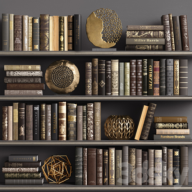 Classic Books 04 3DSMax File - thumbnail 1