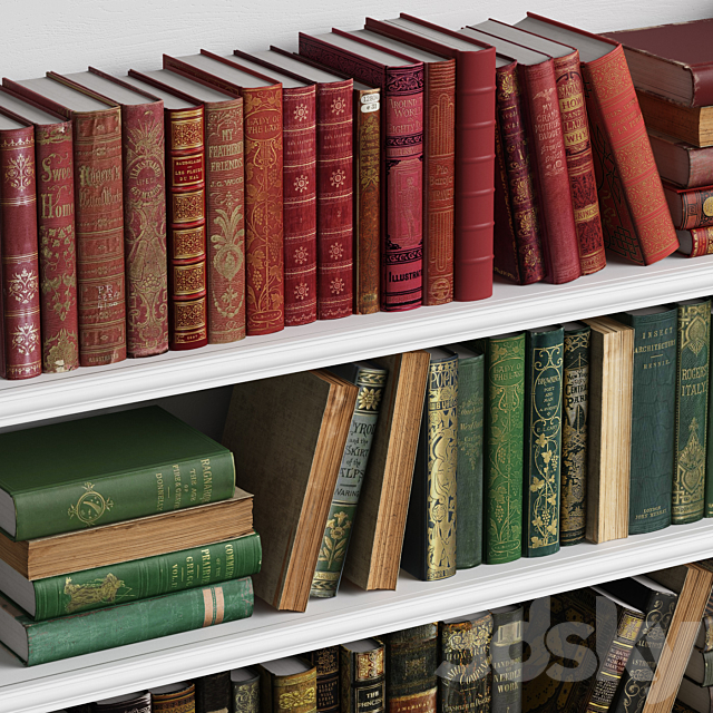 Classic Books 06 3DS Max Model - thumbnail 2