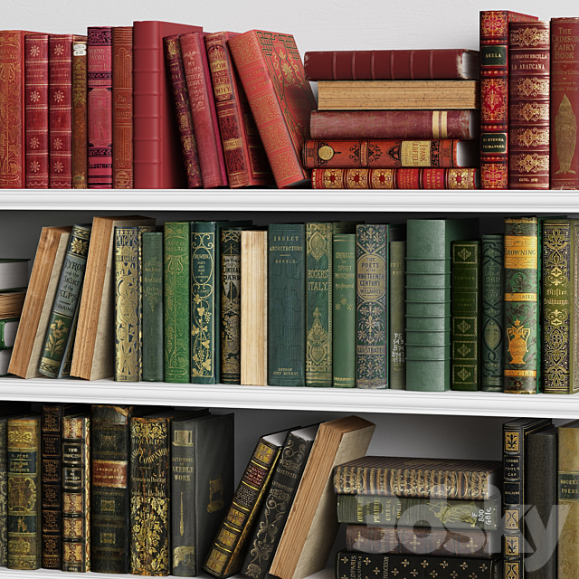 Classic Books 06 3DS Max Model - thumbnail 3