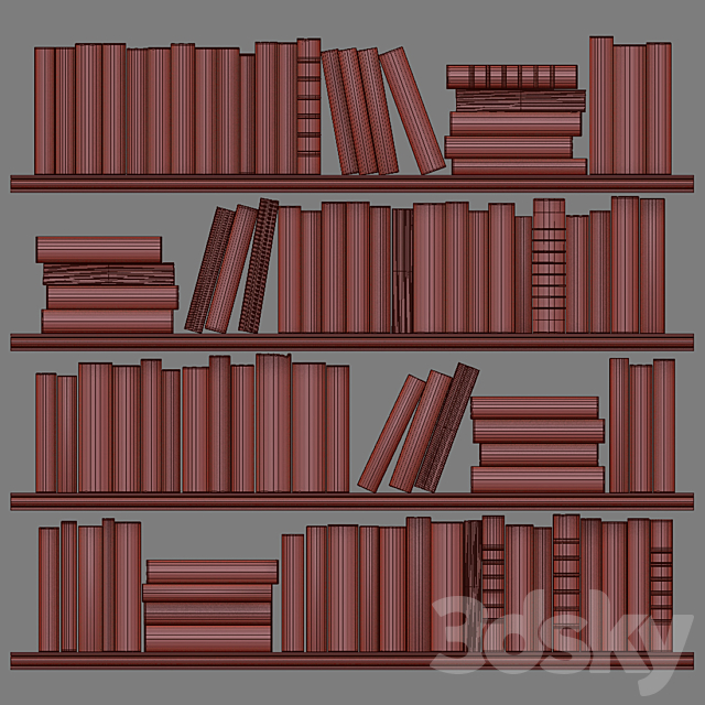 Classic Books 06 3DS Max Model - thumbnail 5