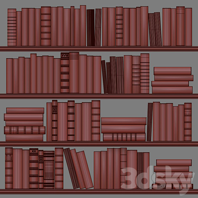 Classic Books 09 3DSMax File - thumbnail 5