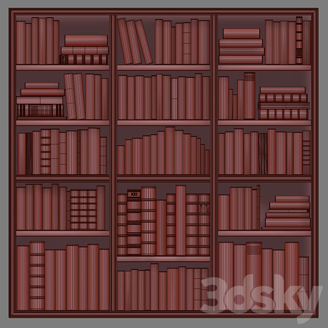 Classic Books 13 3DSMax File - thumbnail 5