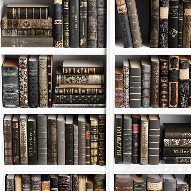 Classic Books 16 3DS Max Model - thumbnail 4