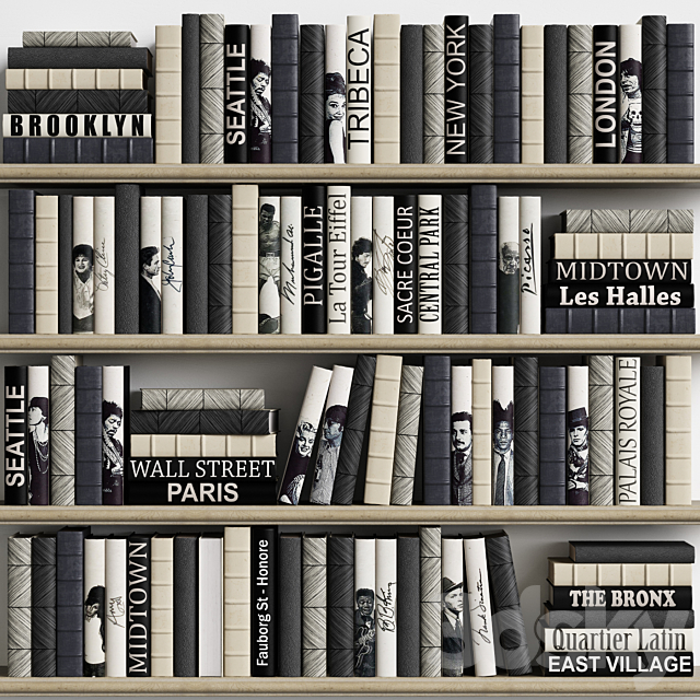 Classic Books 18 3DSMax File - thumbnail 1