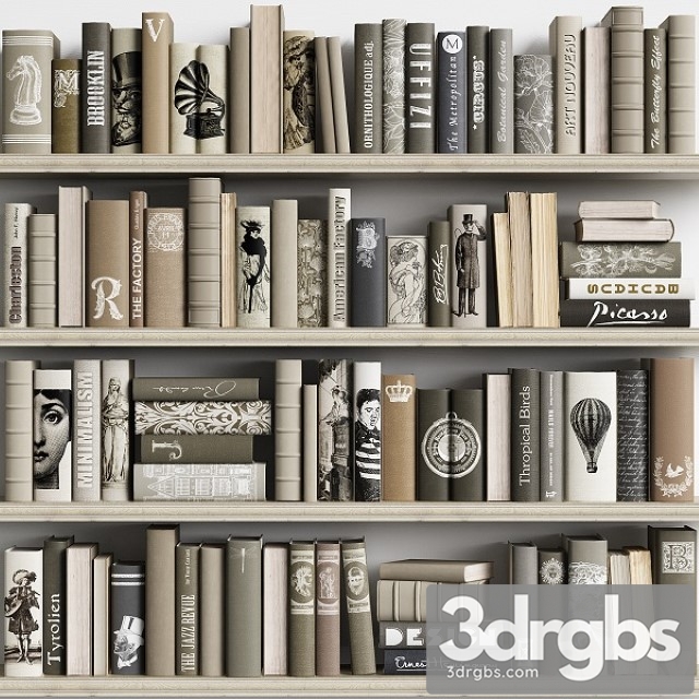 Classic Books 27 3dsmax Download - thumbnail 1