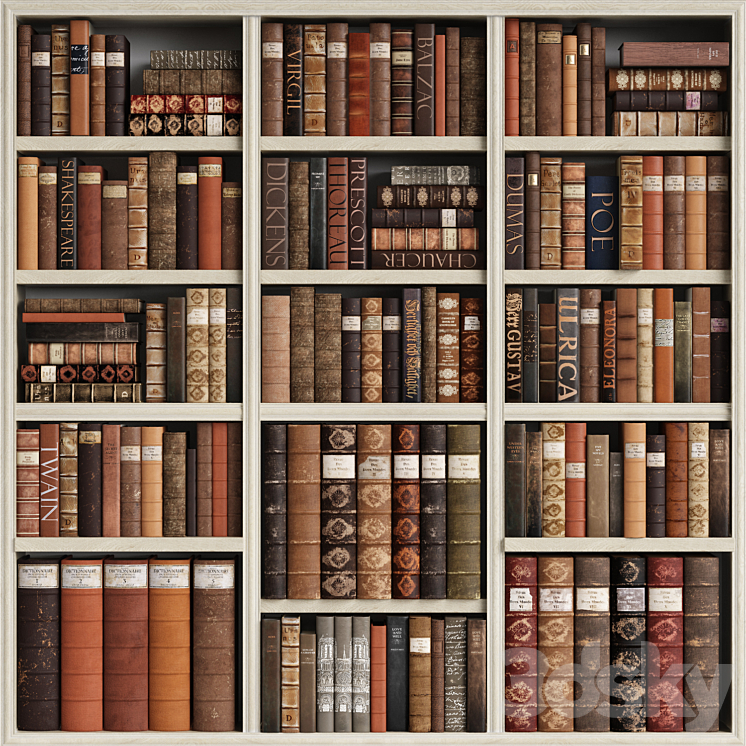 Classic Books 39 3DS Max Model - thumbnail 1