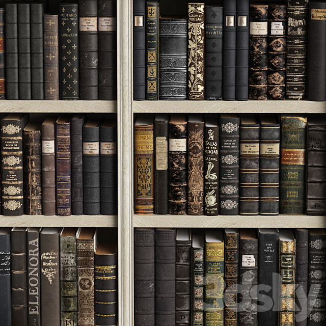 Classic Books 42 3ds Max - thumbnail 3