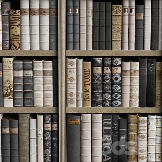 Classic Books 44 3DS Max Model - thumbnail 3