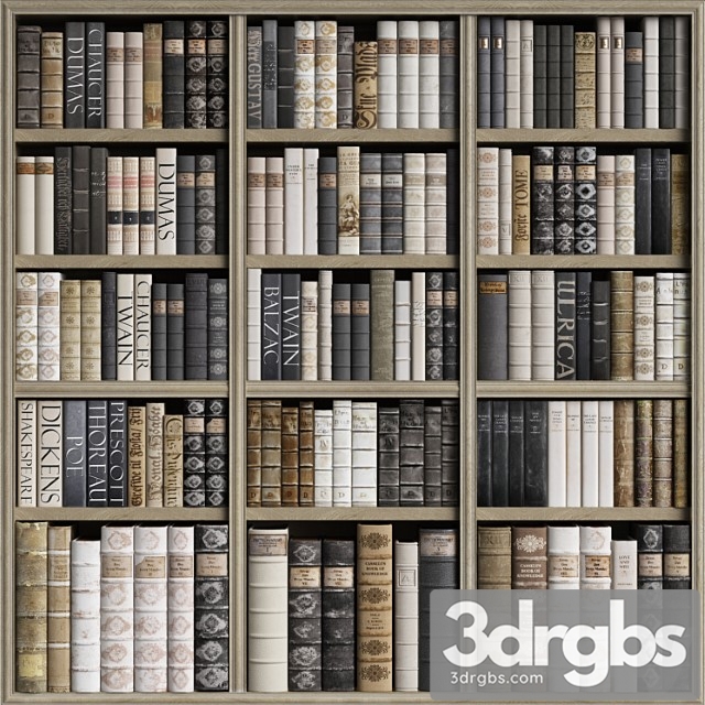 Classic Books 44 3dsmax Download - thumbnail 1