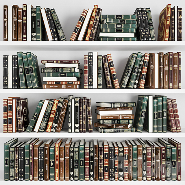 Classic books set 2 3ds Max - thumbnail 1