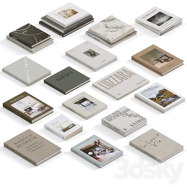 Coffee Table Books 4 3ds Max - thumbnail 1