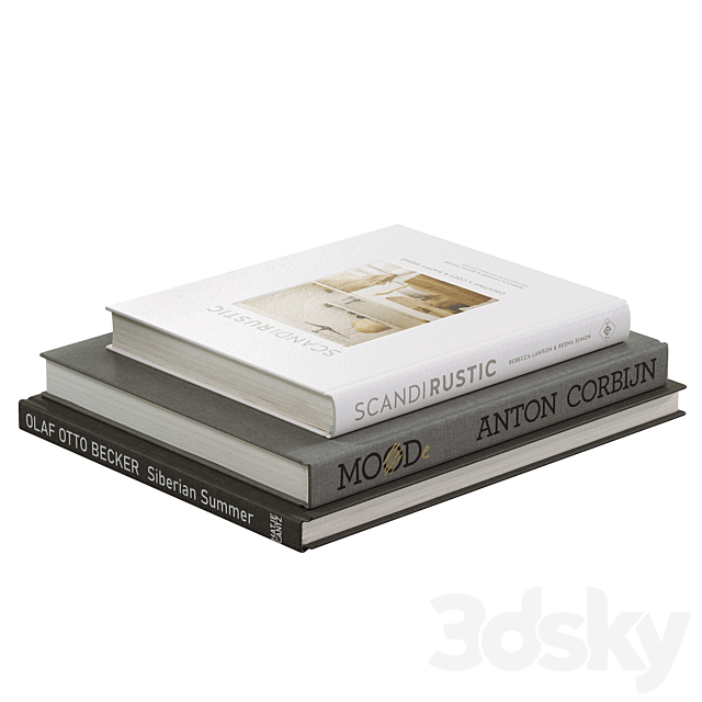 Coffee Table Books 4 3ds Max - thumbnail 2