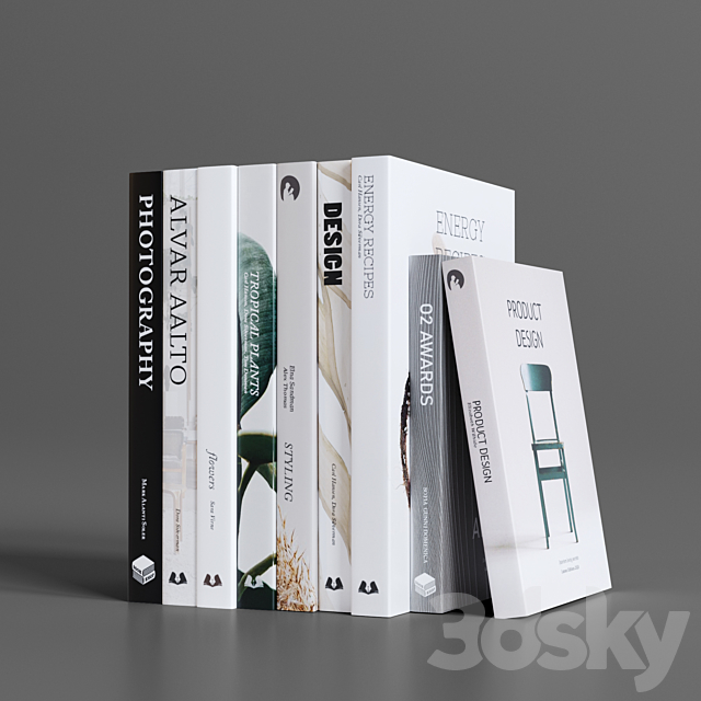 Design books 3DSMax File - thumbnail 1