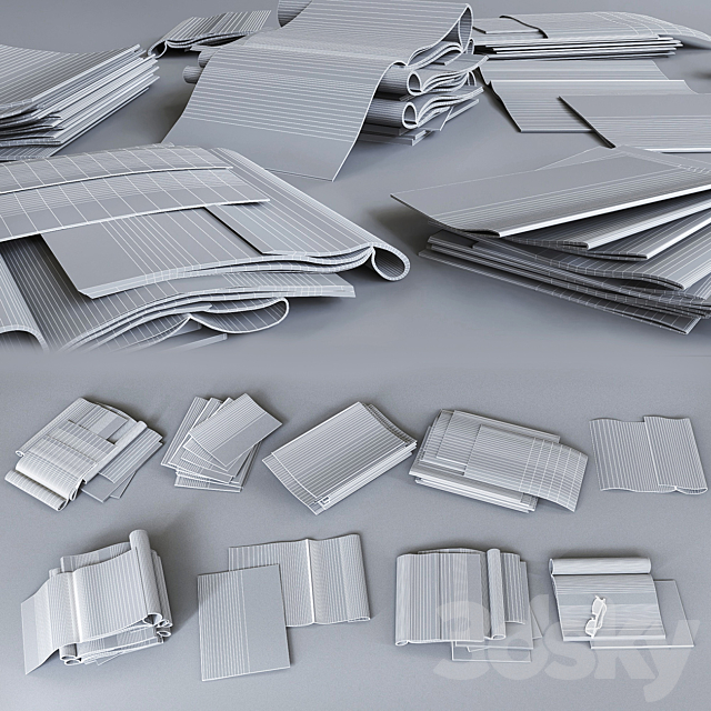 Journal set 5 3ds Max - thumbnail 3