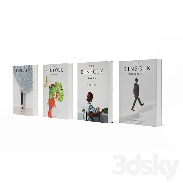 KINFOLK BOOKS Collection 3DS Max Model - thumbnail 2