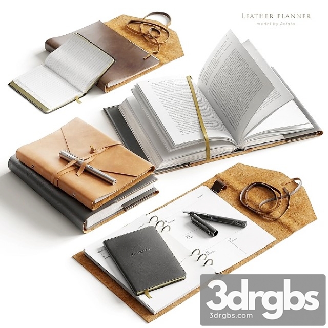 Leather Planner 3dsmax Download - thumbnail 1