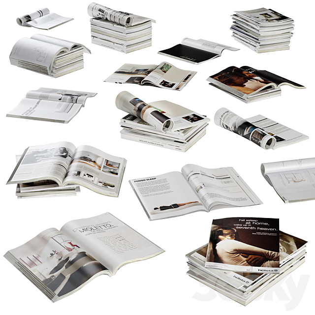 Magazines 3DSMax File - thumbnail 3