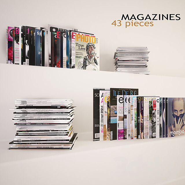 Magazines. 43 pieces 3ds Max - thumbnail 1