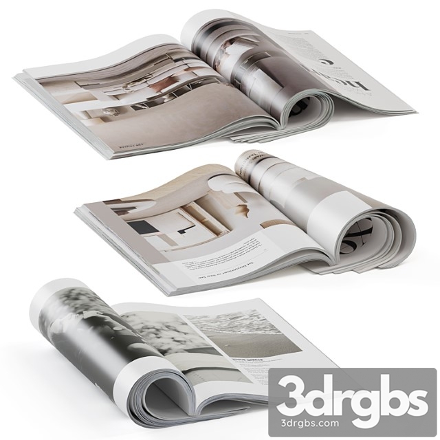 Magazines rolled 2 3dsmax Download - thumbnail 1