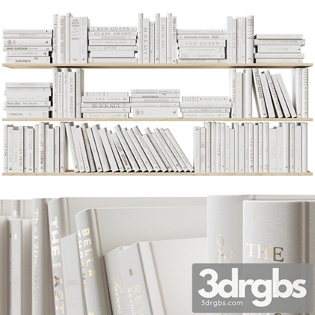 Nabor Knig Books Beige 1 3dsmax Download - thumbnail 1