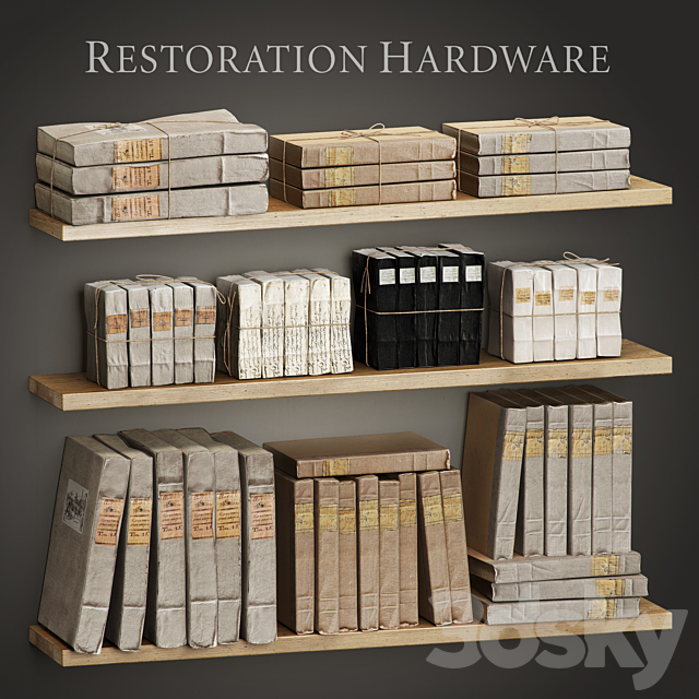 RH _ TOMES COLLECTION 3DSMax File - thumbnail 1