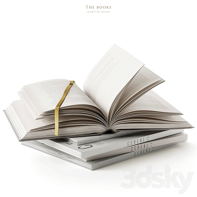 The books 3DSMax File - thumbnail 4