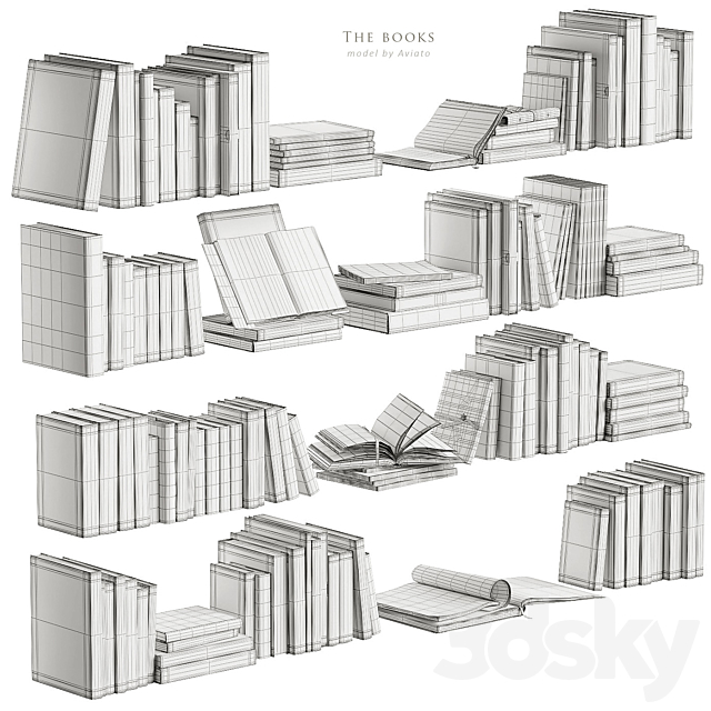 The books 3DSMax File - thumbnail 6