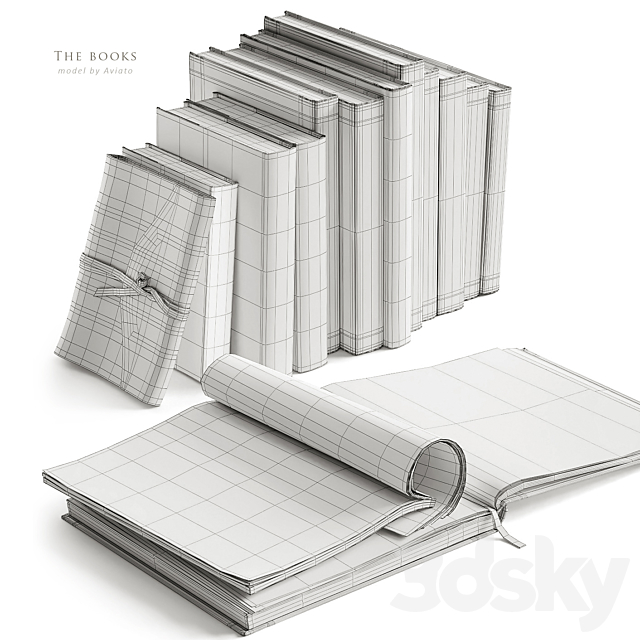 The books 3DSMax File - thumbnail 7