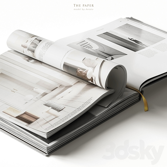 The paper 3DSMax File - thumbnail 4