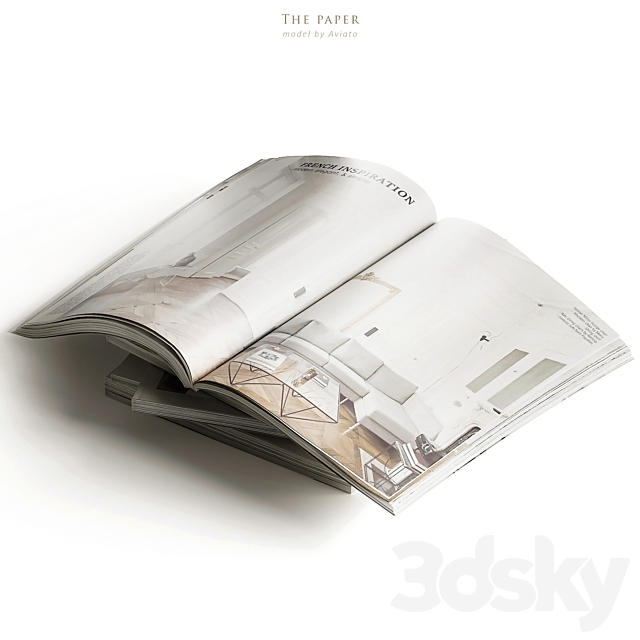 The paper 3DSMax File - thumbnail 6