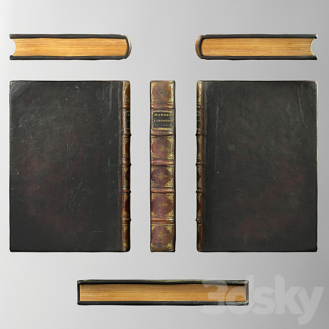 Two old books 3ds Max - thumbnail 2