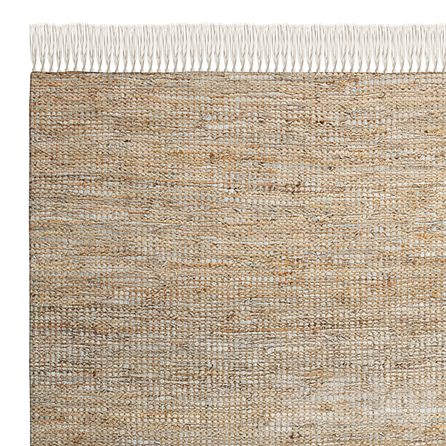 Aidas Jute Leather Rug By La Redoute 3ds Max - thumbnail 3