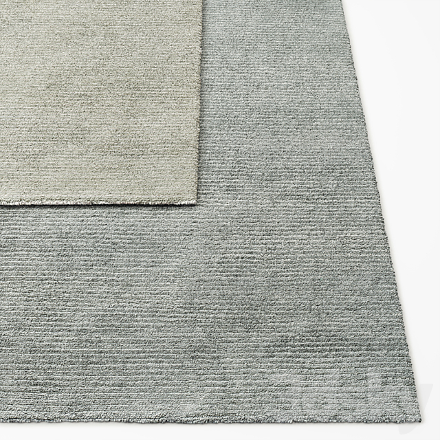 Akkat Performance Hand-Knotted Rug Restoration Hardware 3DS Max Model - thumbnail 2