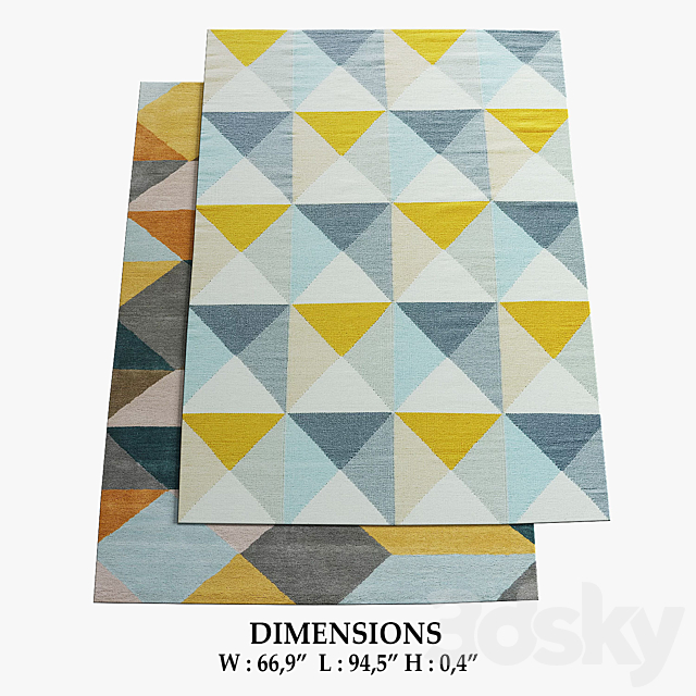 ALLMODERN Rugs_255 3ds Max - thumbnail 1