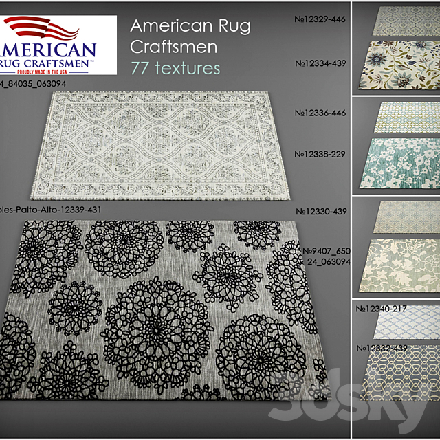 AmericanRugCraftsmen rugs 3ds Max - thumbnail 1