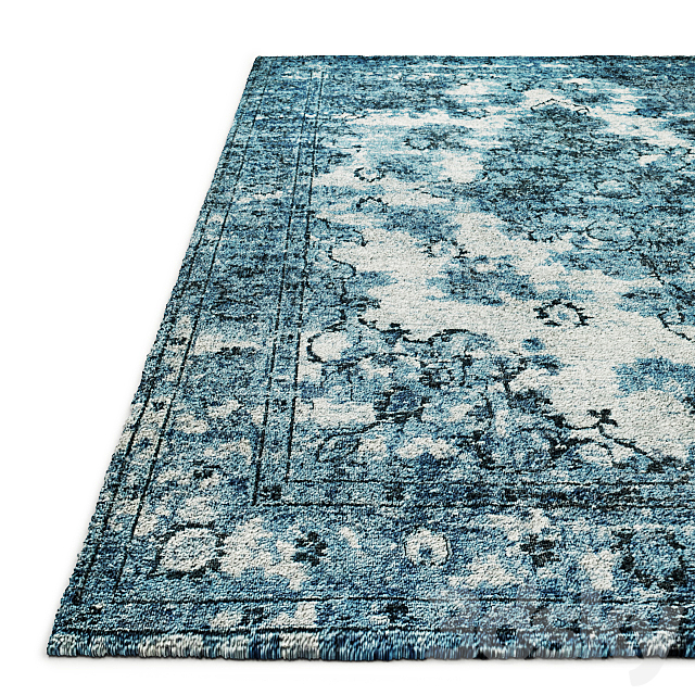 Amora Hand-Knotted Wool Rug RH 3ds Max - thumbnail 2