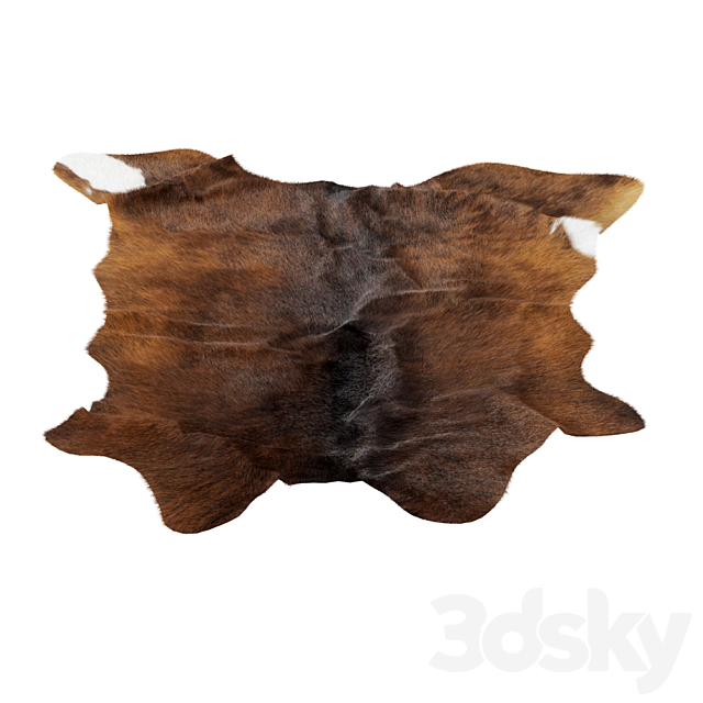 Animal skin rug 14 3ds Max - thumbnail 2