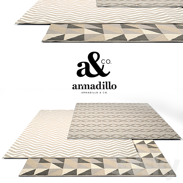 Armadillo&Co Rug Set 5 3ds Max - thumbnail 1