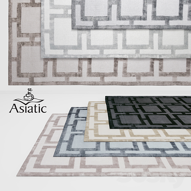 Asiatic Eaton Rugs 3ds Max - thumbnail 1