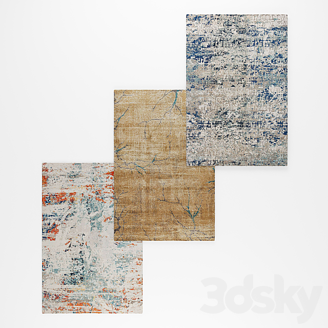 Bargainarea Rugs Collection 1 3DS Max Model - thumbnail 3