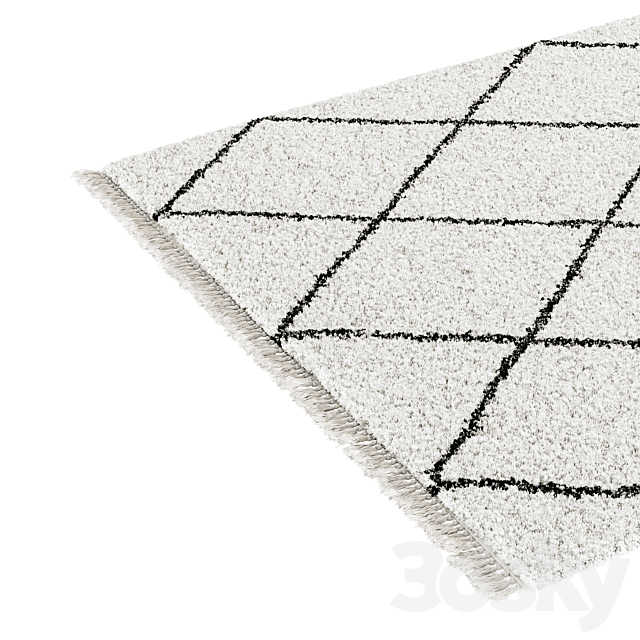 Berber carpet Jiraya by LA REDOUTE INTERIEURS 3dsMax Model - thumbnail 2