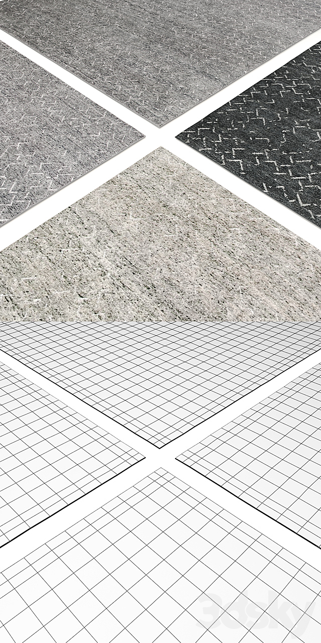 Cadena Rug RH 3ds Max - thumbnail 3