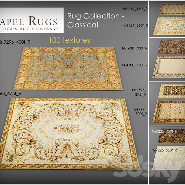 Capel Rugs 3 3ds Max - thumbnail 1