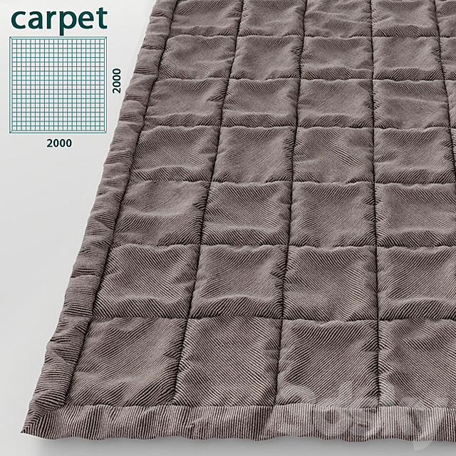 Carpet 3DS Max Model - thumbnail 1