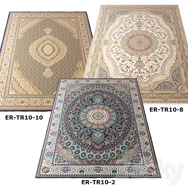 Carpet Ardor (Traditional) 2400h3000 (3 colors) Part 2 3ds Max - thumbnail 2