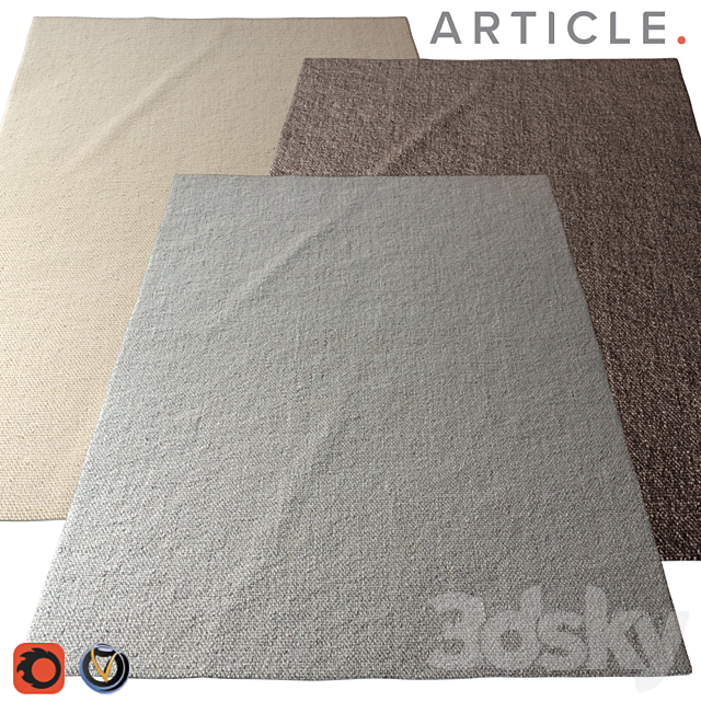 Carpet Article (Texa) 2400х3000 (3 colors) 3ds Max - thumbnail 1