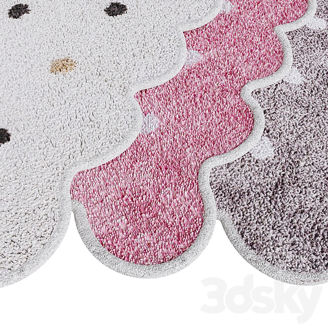 Carpet berni set 3DS Max Model - thumbnail 2