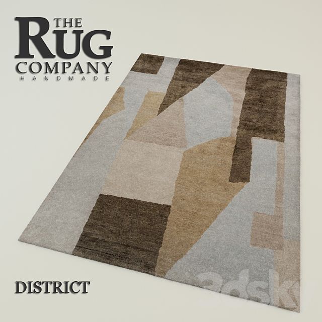 Carpet DISTRICT The Rug Company 3DS Max Model - thumbnail 1