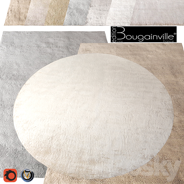 Carpet Edition Bougainville (Whisper) 1800h2500 (8 colors) 3ds Max - thumbnail 1