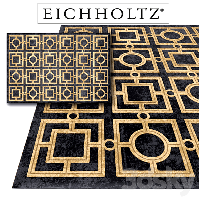 Carpet Eichholtz Evans 3DS Max Model - thumbnail 1